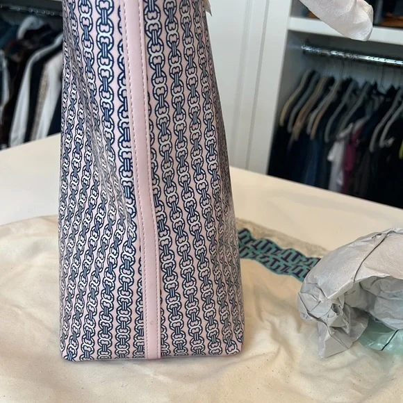 NWT Tory Burch Gemini Link Tote in Pink - Picture 11 of 15